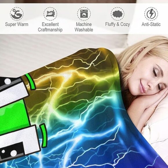 Unspeakable Cartoon Blanket Super Soft Flannel Fleece Blankets for Kids 60"*50" - Picture 5 of 6